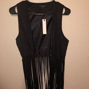 “Oh Fringe!”  Black Vest